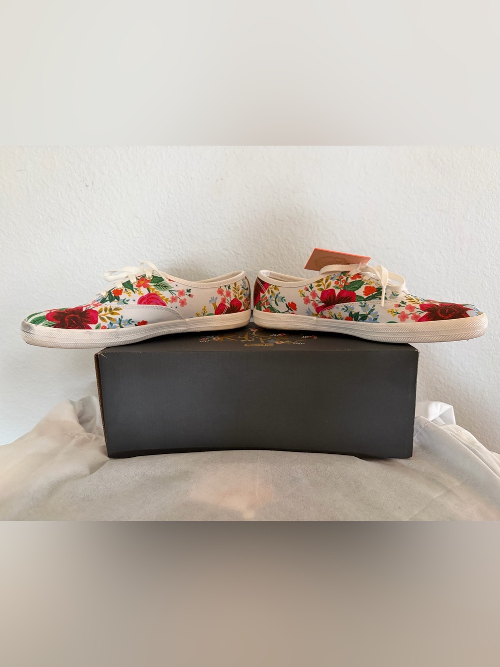 EUC/Like-New Keds x Rifle Paper Co. Champion Sneakers in Wild Rose (Read Desc.) - Picture 5 of 8